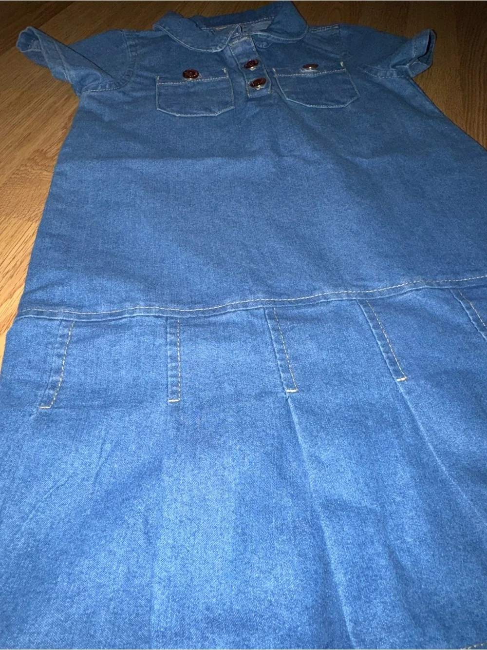 Vince Camuto Girls/kids Denim Dress in Blue